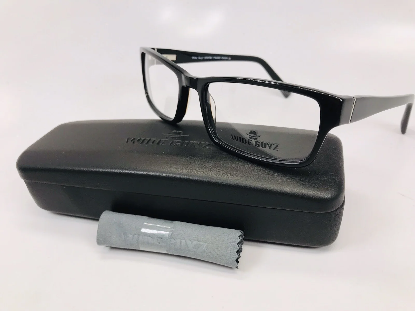 New Wide Guyz Black MOOSE Eyeglasses 60mm for The Stylish Large Man